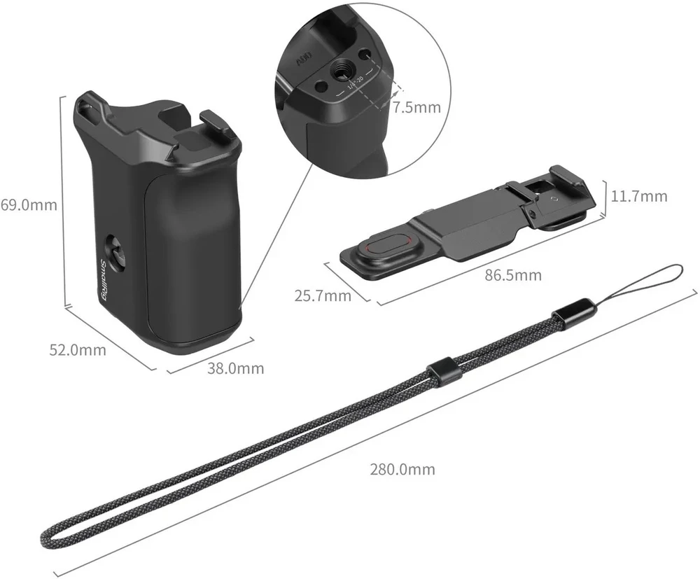 SmallRig Handle for Cages for DJI Osmo Action 6 (6259)