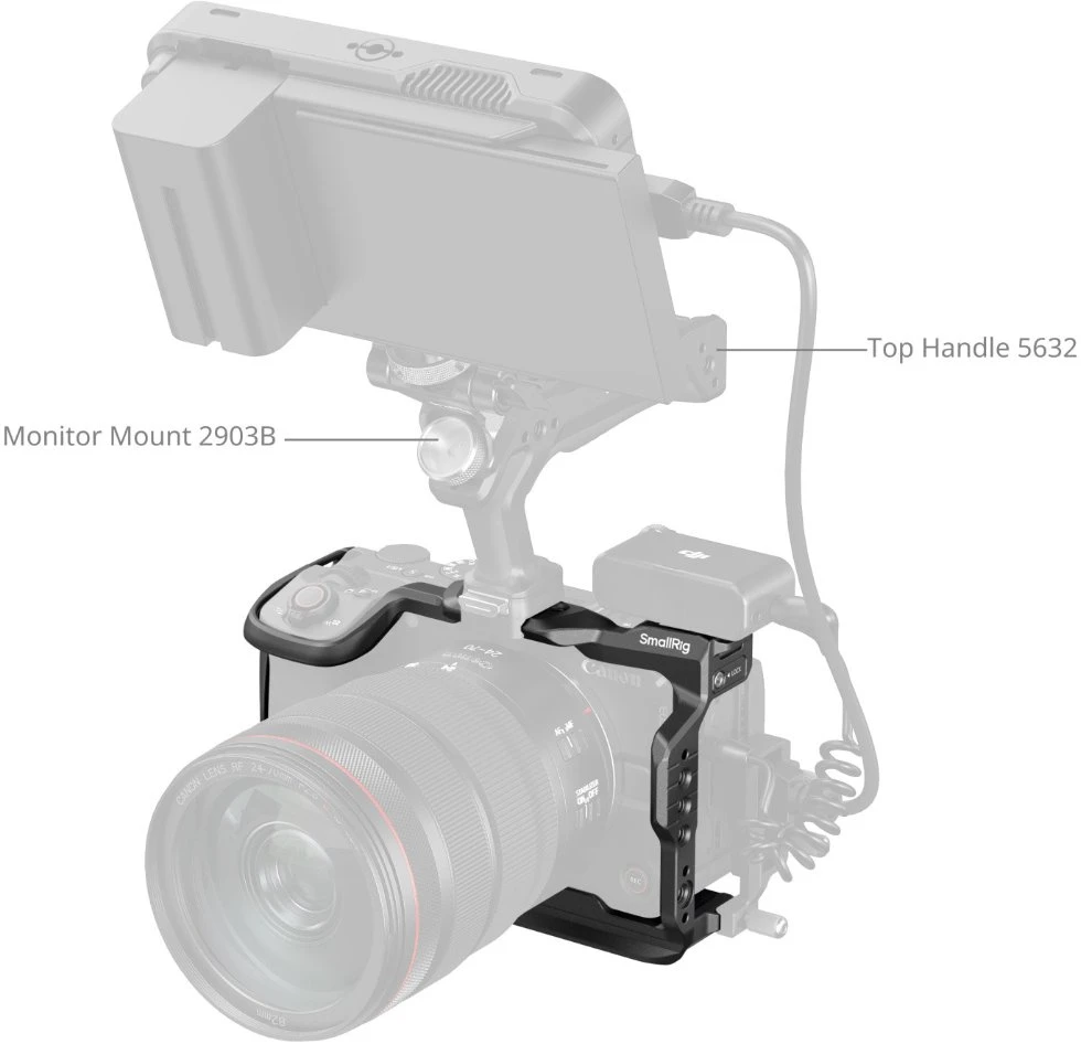 SmallRig HawkLock Quick Release Cage for Canon EOS R6 V (6372)
