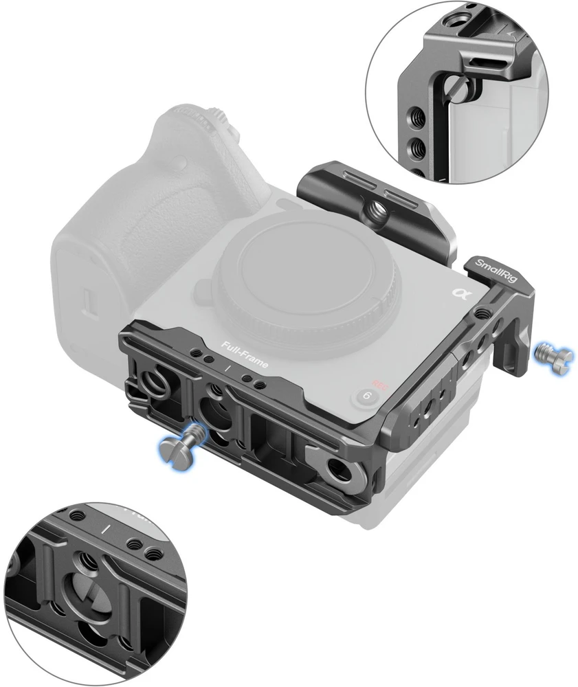 SmallRig 4772 HawkLock Quick Release Half Cage for Sony FX3 / FX30