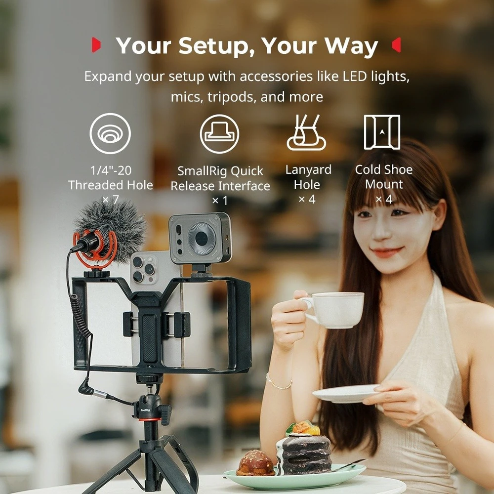 „SmallRig 5356 IG-02 IntegraGrip“ narvas (belaidis valdiklis)