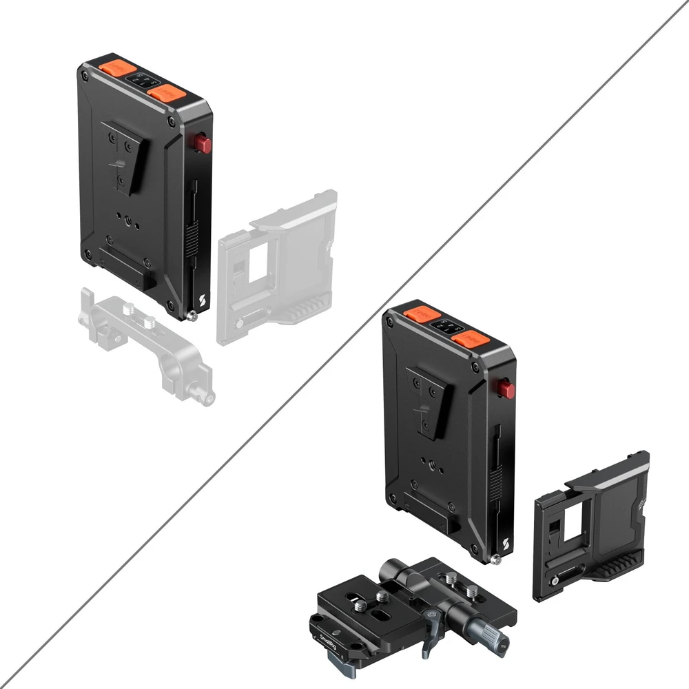 SmallRig Intelligent V-Mount Baterija Adapteris Plate Compatible with Arca-Swiss (5899)