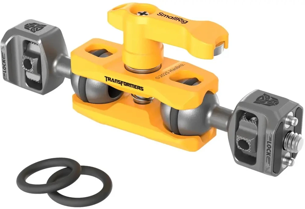 SmallRig Magiškos rankos laikiklis su dvigubomis rutulinėmis galvutėmis ir 1/4"-20 varžtais (BumbleBee Edition) (5522)