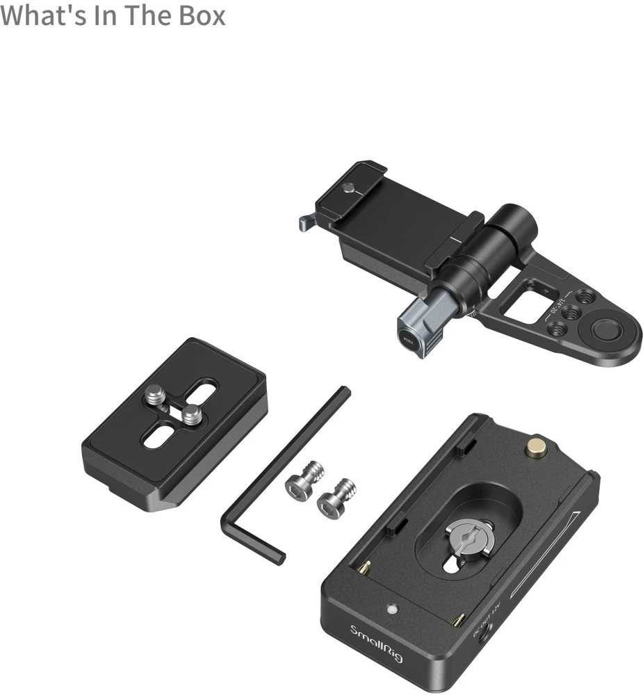 SmallRig 4696 NP-F Baterijos adapterio tvirtinimo plokštės rinkinys be veidrodžių fotoaparatams