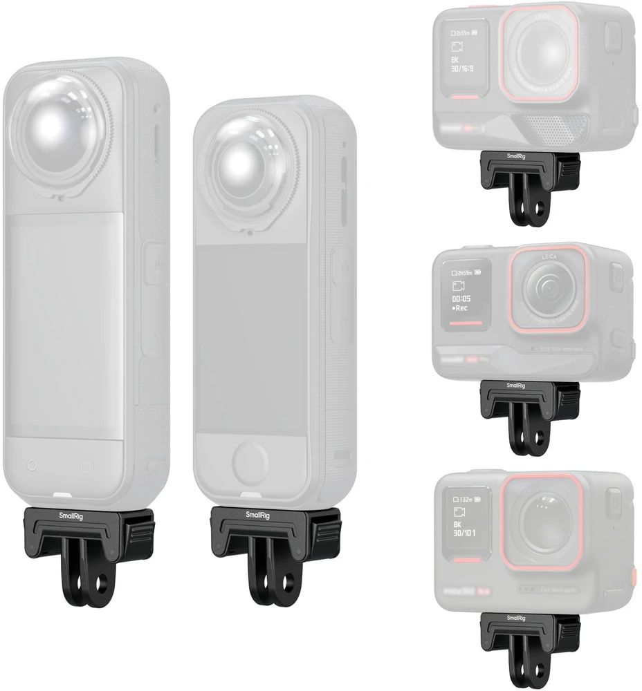 SmallRig Quick Release Mount Adapteris for Insta360 X5 / X4 Air / Ace Pro 2 / Ace Pro / Ace (6303)