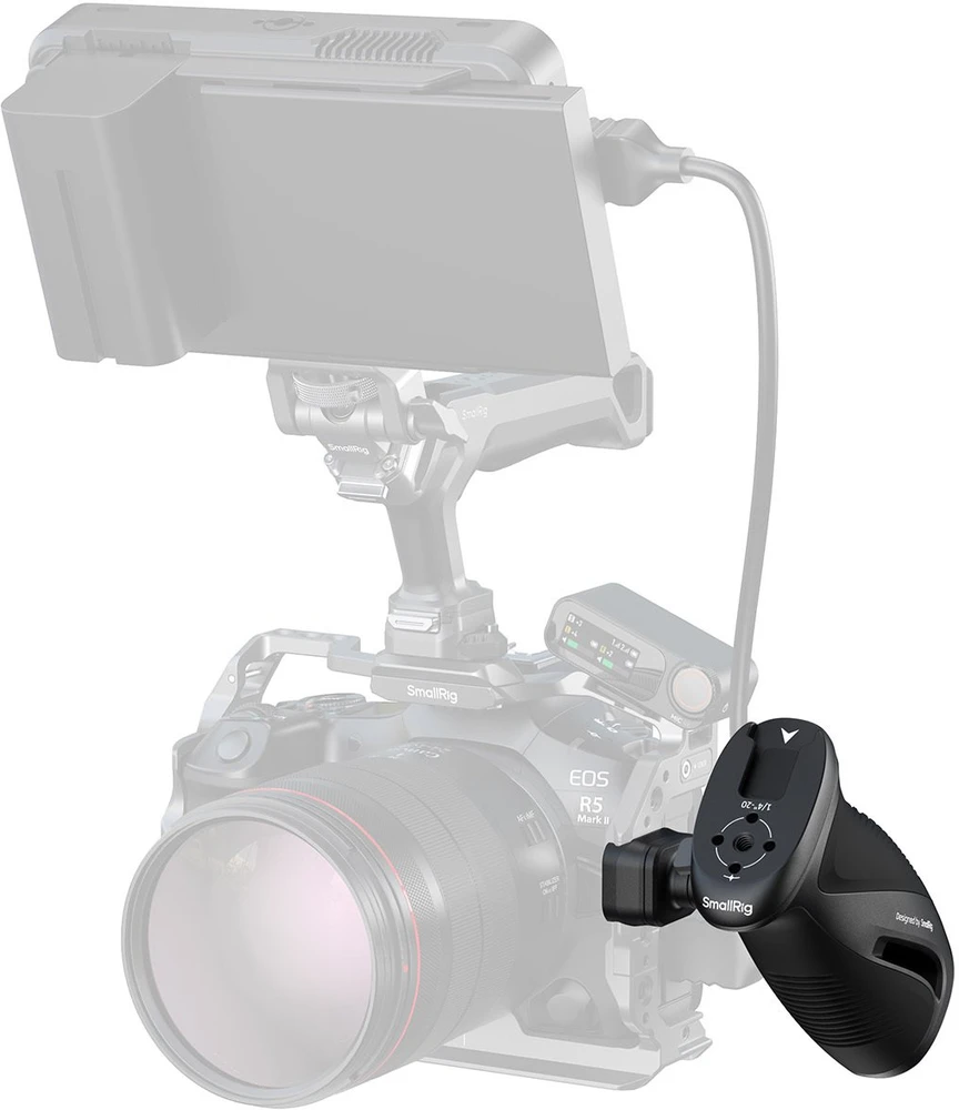 SmallRig Rotating Side Handle with ''HawkLock'' H21 Quick Release NATO Clamp (6405)