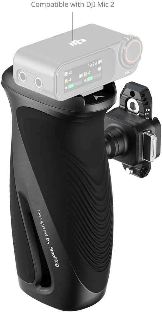 SmallRig Rotating Side Handle with ''HawkLock'' H21 Quick Release NATO Clamp (6405)