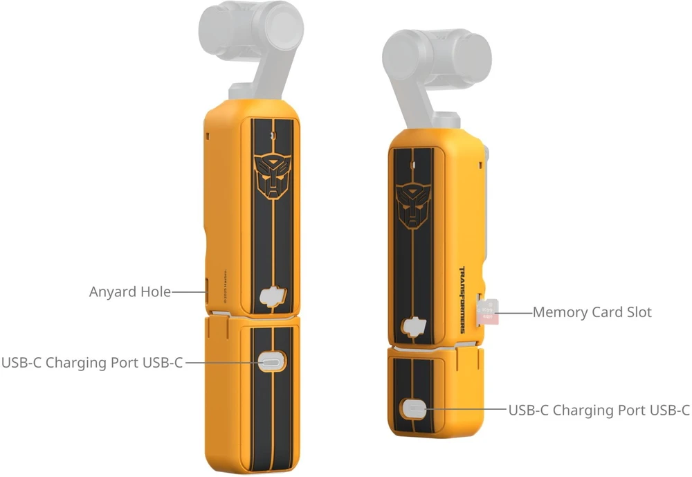 SmallRig silikoninis dėklas DJI Osmo Pocket 3 rinkinys (Basic) (BumbleBee Edition) (5114)