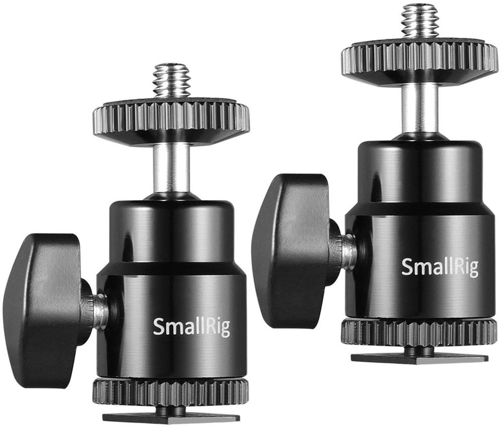 SMALLRIG 2059 CAMERA HOT SHOE -BALLHEAD-1/4"SC 2P