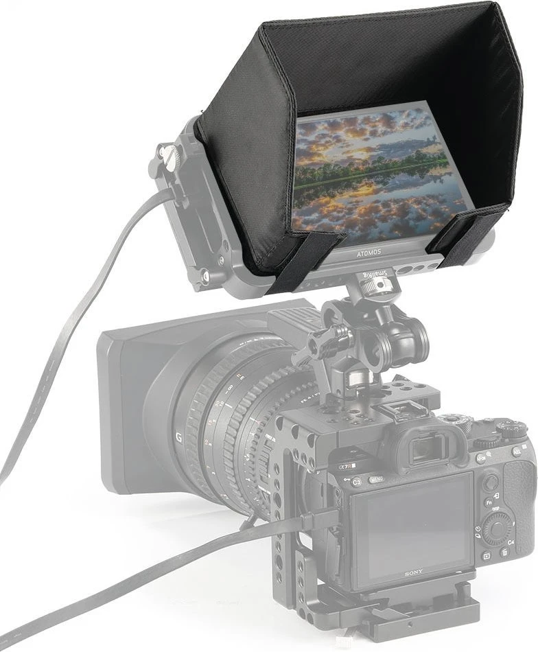Objektyvas SmallRig 2269 gaubtas nuo saulės, skirtas Atomos Ninja V