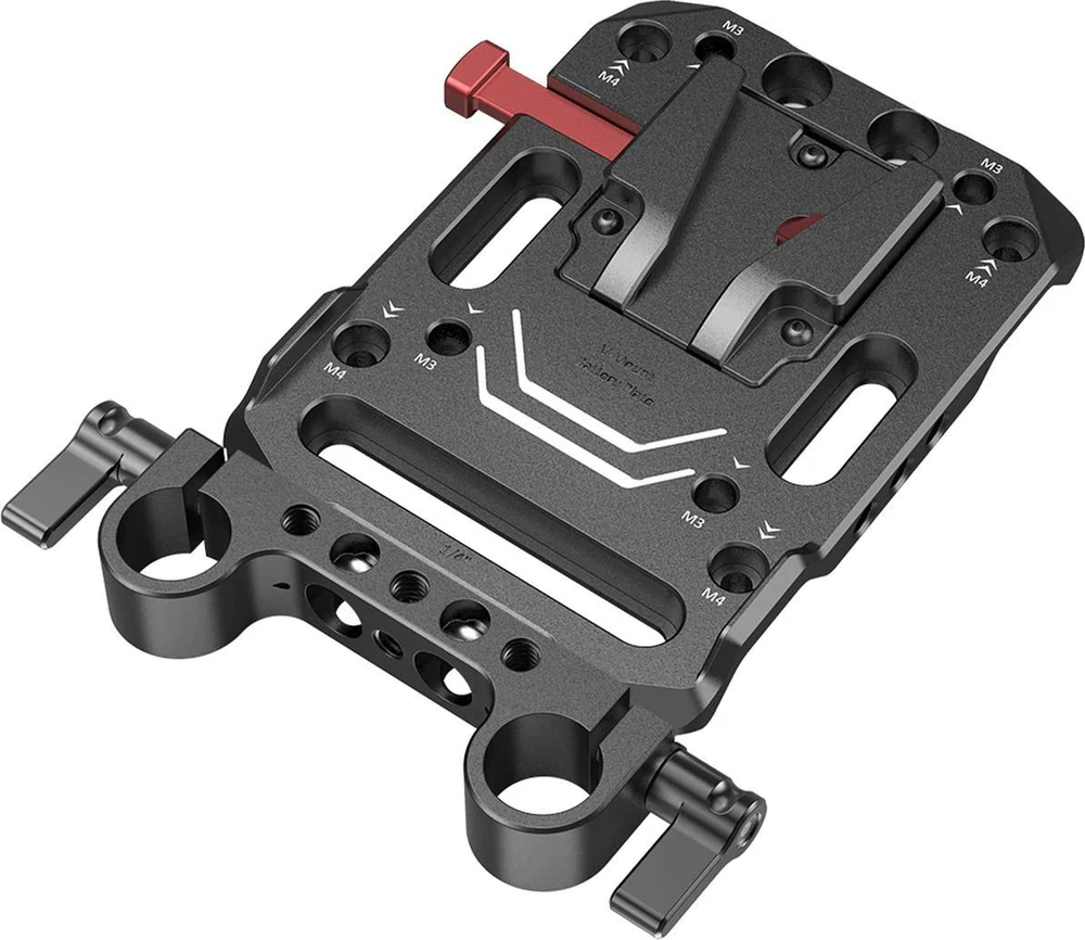 SMALLRIG 3016 BATTERY PLATE V-MOUNT W ROD CLAMP