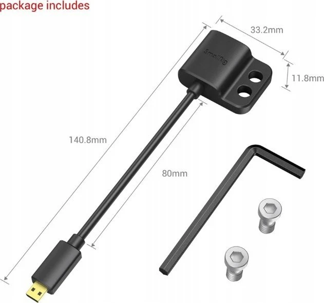 SMALLRIG 3021 HDMI ADPT CABLE 4K ULTRA SLIM (nuo D IKI A)