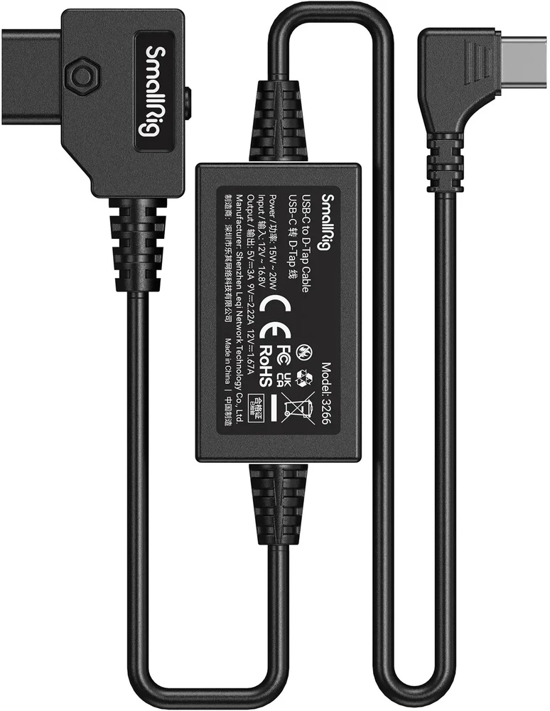 SMALLRIG 3266 USB-C į D-TAP kabelis