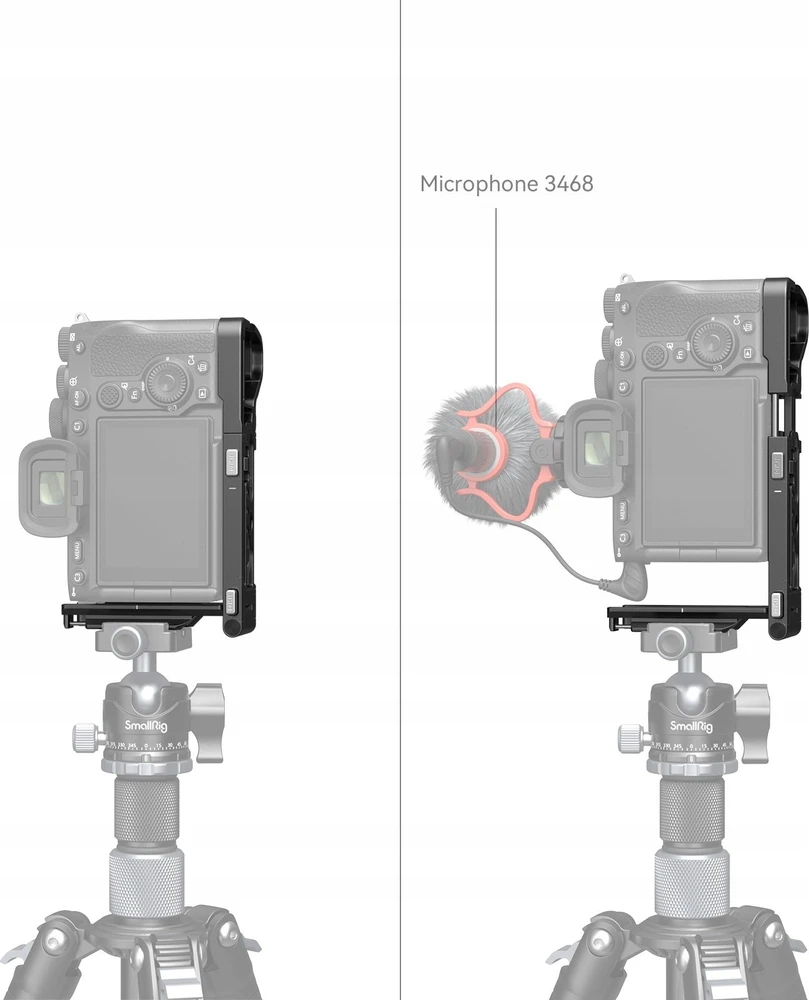 SMALLRIG 3984 FOLDABLE L-SHAPE MOUNT PLATE FOR SONY A7R V / A7 IV / A7S III