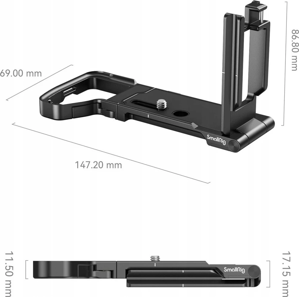 SMALLRIG 3984 FOLDABLE L-SHAPE MOUNT PLATE FOR SONY A7R V / A7 IV / A7S III
