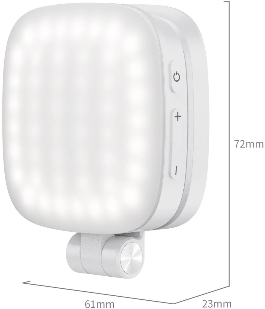 SmallRig Smallrig 4933 Lampa LED do telefonu komórkowego i wideo, balta