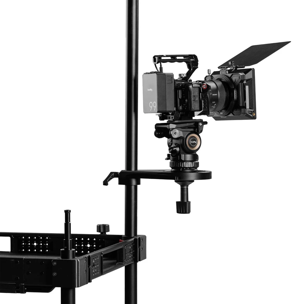 SmallRig Tripod Head Mount Plate for Camera Cart (75mm / 100mm) (6253)
