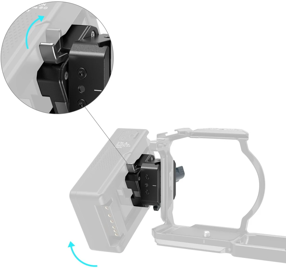 SmallRig V-Mount Baterija Mount Plate Kit for Arca-Swiss Plate / NATO Rail (5690)