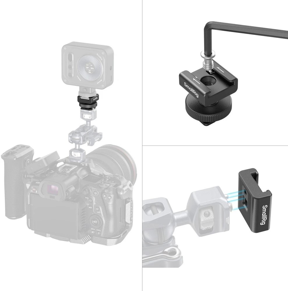 SmallRig 4822 belaidžio mikrofono laikiklis su šaltosios bato tvirtinimu