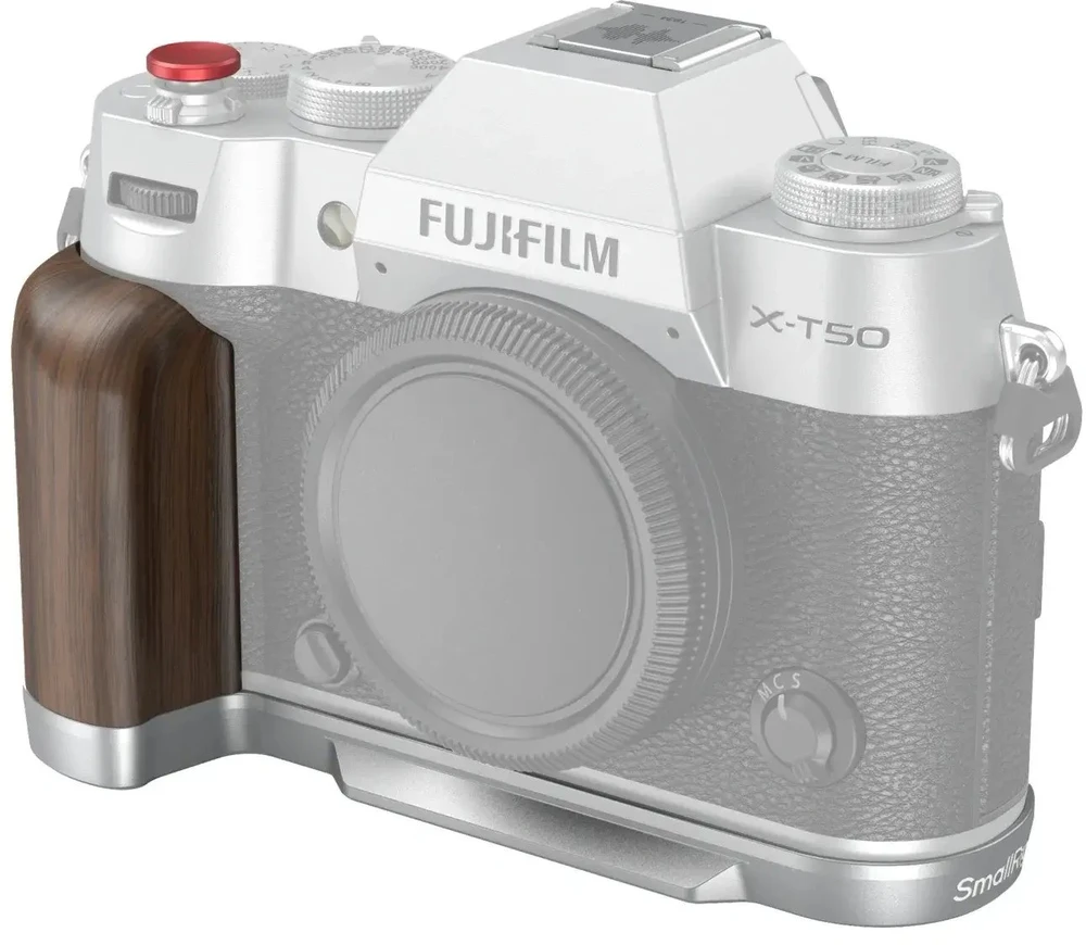 „SmallRig 4735“ medinė L formos rankena, skirta „Fujifilm X-T50 Sidabrinis“