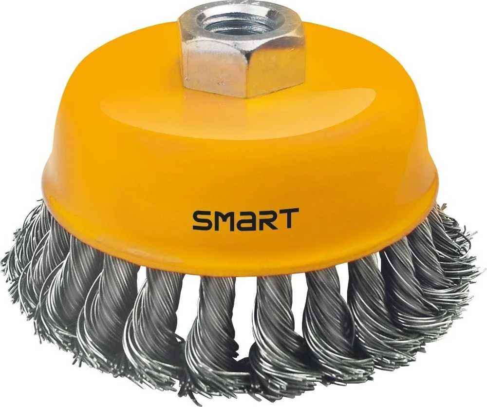 Smart 100 mm vielinis puodelio šepetys, išmaniai supintas