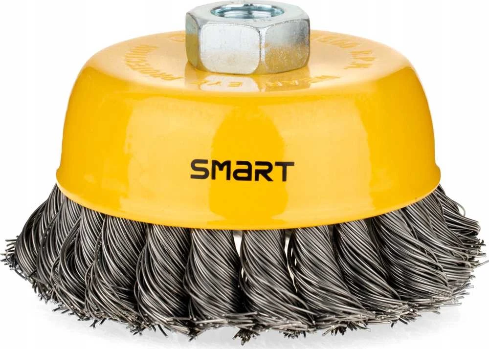 Smart 100 mm vielinis puodelio šepetys, išmaniai supintas