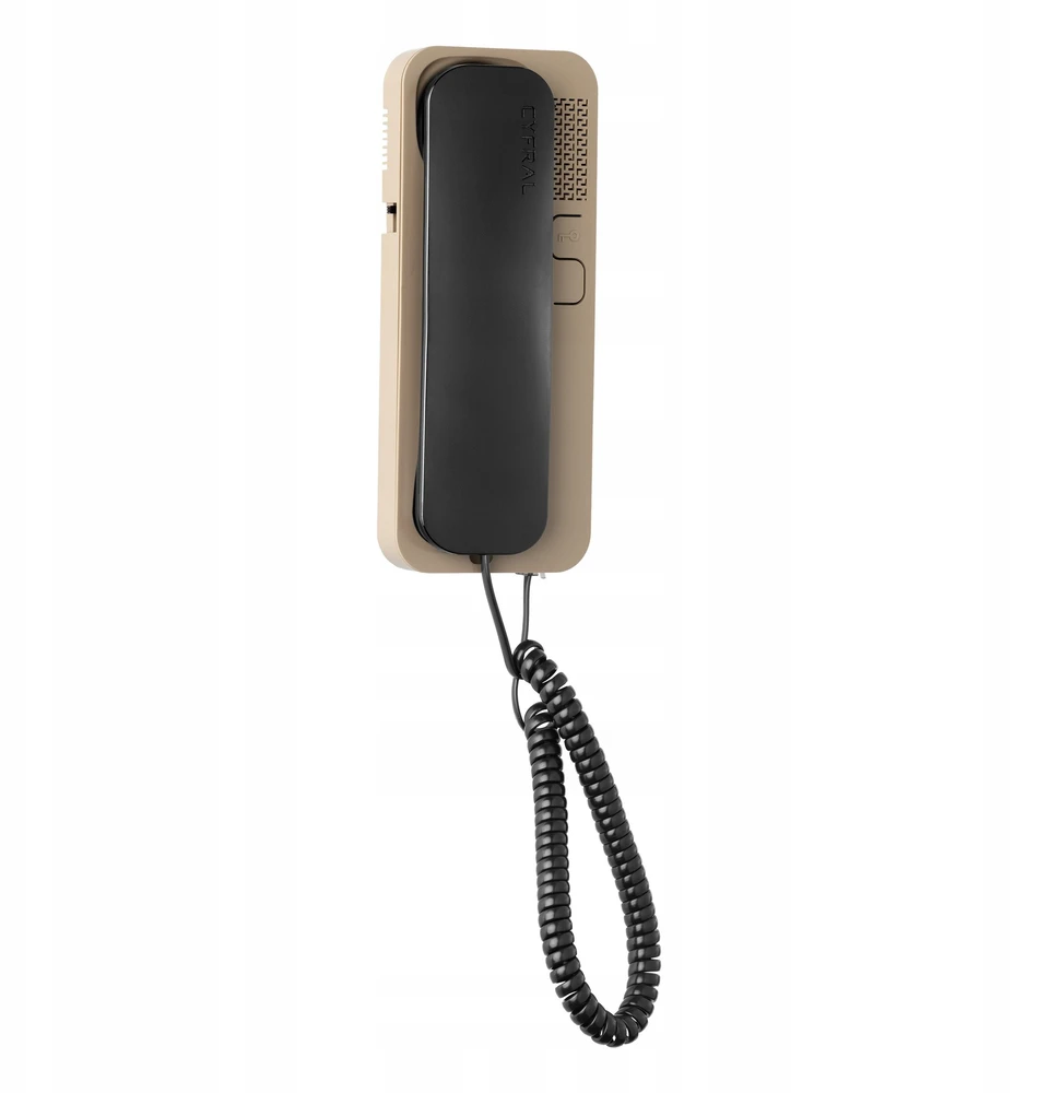 Orno Daugiabučio telefono numeris, skirtas 4, 5, 6 laidų instaliacijai SMART 5P, CYFRAL, juodos ir smėlio spalvos