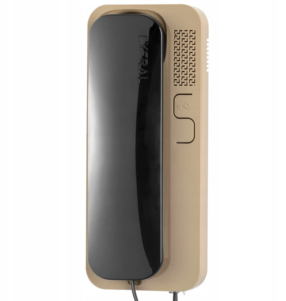 Orno Daugiabučio telefono numeris, skirtas 4, 5, 6 laidų instaliacijai SMART 5P, CYFRAL, juodos ir smėlio spalvos