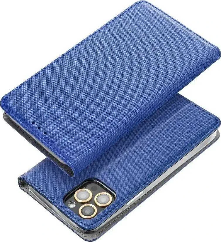 OEM atverčiamas dėklas, skirtas iPhone 13 PRO, Smart Case Book, tamsiai mėlynas