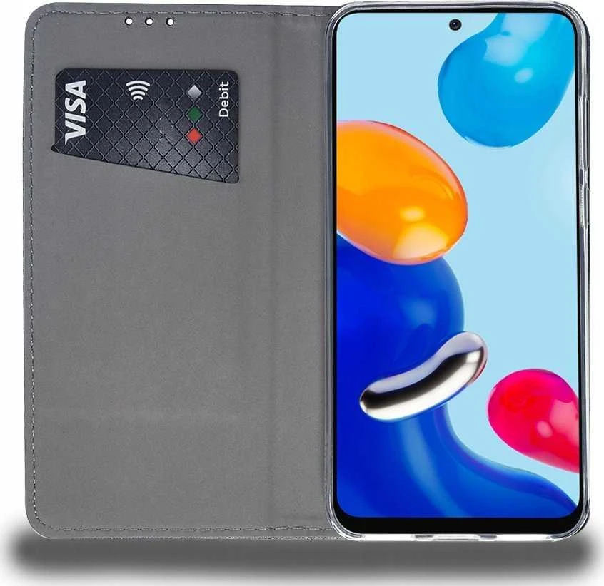 Dėklas Oem SMART CASE Book skirtas Xiaomi Redmi Note 11 / 11S aukso spalvos
