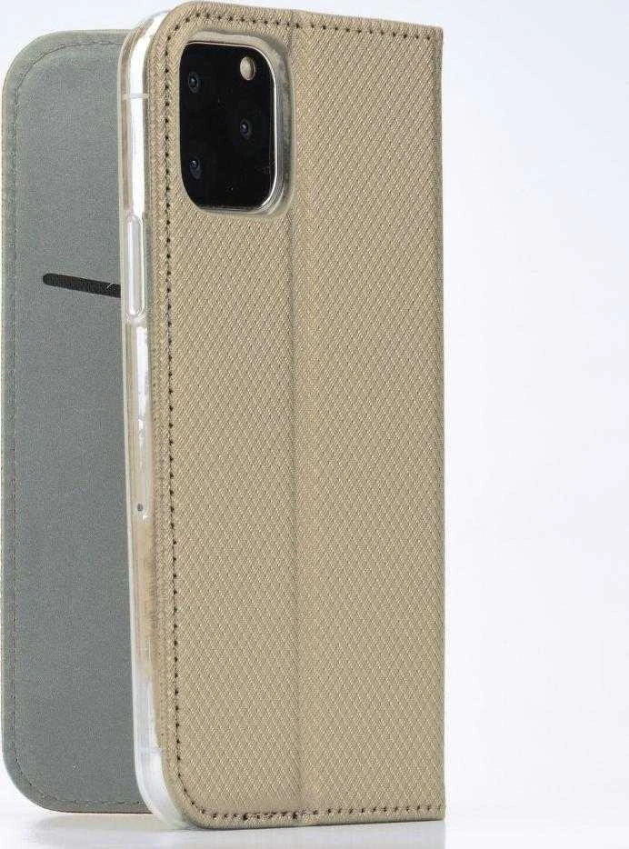 Dėklas Oem SMART CASE Book skirtas Xiaomi Redmi 9A aukso spalvos