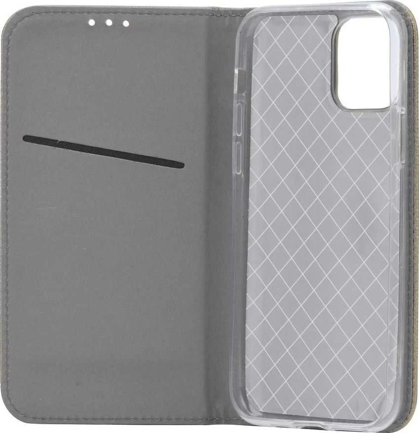 Dėklas Oem SMART CASE Book skirtas Samsung Galaxy A52 LTE / A52 5G / A52S aukso spalvos