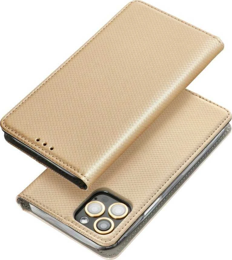 Dėklas Oem SMART CASE Book skirtas Samsung Galaxy A53 5G aukso spalvos