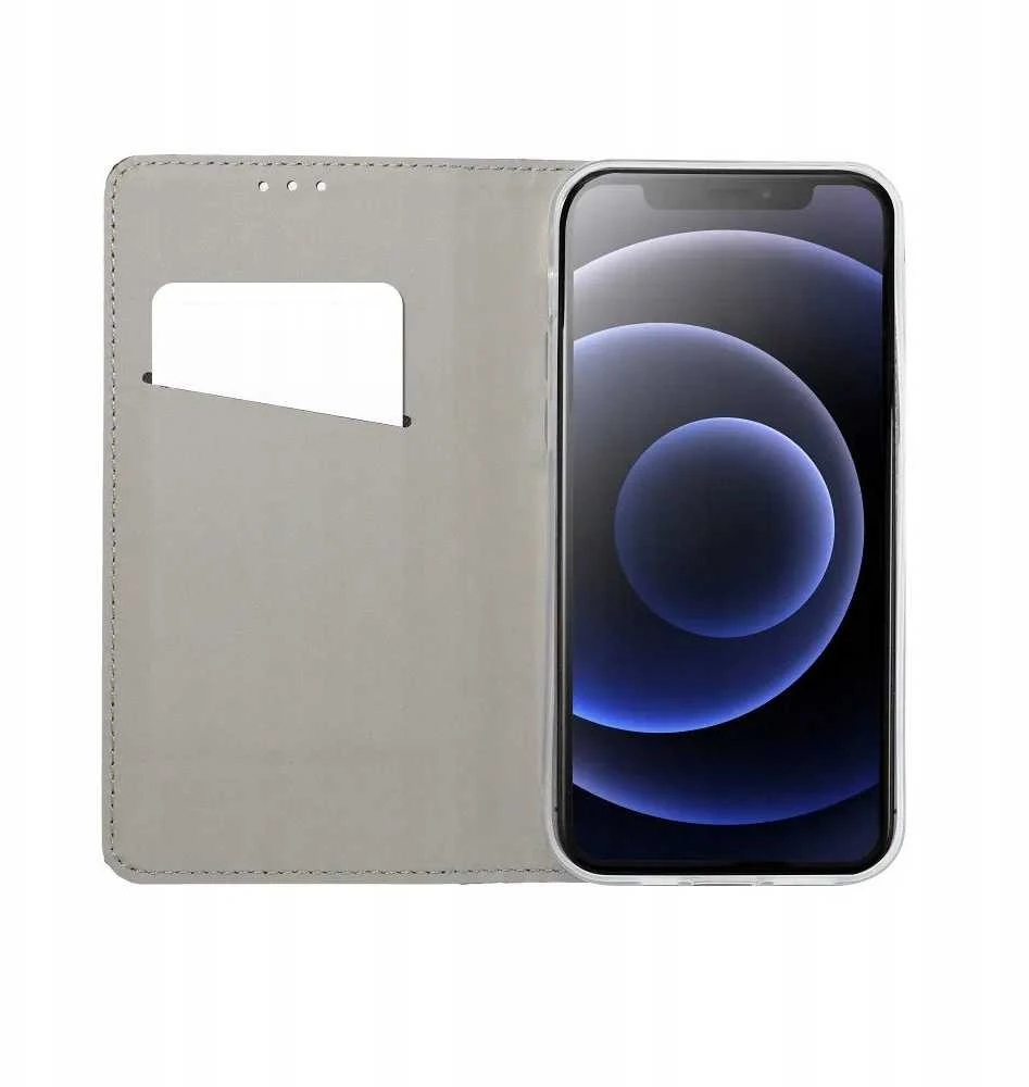 Atverčiamas dėklas, skirtas Realme 14 PRO išmaniajam dėklui, juodas