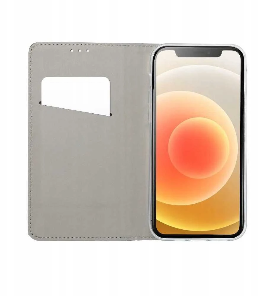 Atverčiamas dėklas, skirtas Realme 14 PRO PLUS Smart Case Book auksinis