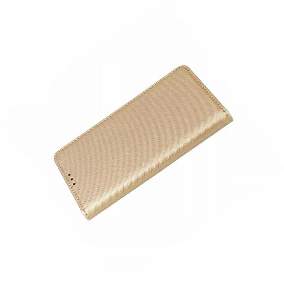 Dėklas Oem SMART CASE Book skirtas Xiaomi Redmi Note 14 5G aukso spalvos