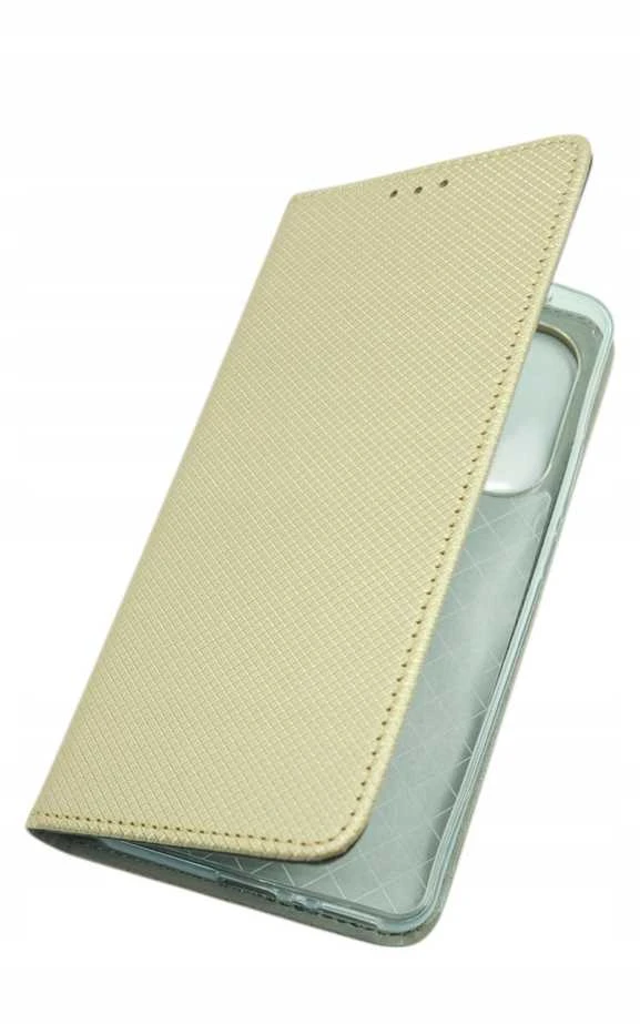 Dėklas Oem SMART CASE Book skirtas Xiaomi Redmi Note 14 5G aukso spalvos