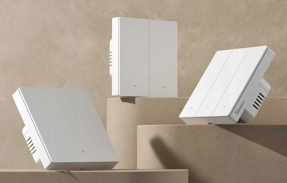 Sonoff SwitchMan ZBM5 Zigbee jungiklis 1 klavišo, baltas 80W