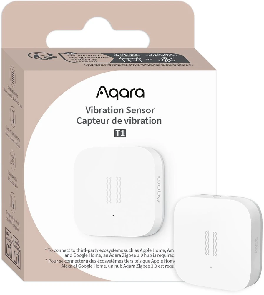 Aqara T1 Zigbee 3.0 vibracijos sensorius (VB-S01D)