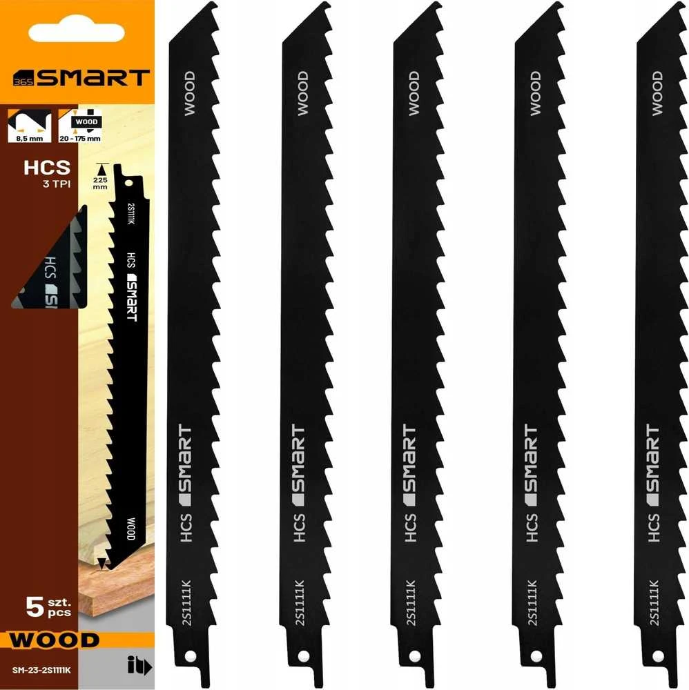 Smart kardo pjūklo geležtė 225mm multi 14-10tpi /5vnt/sma