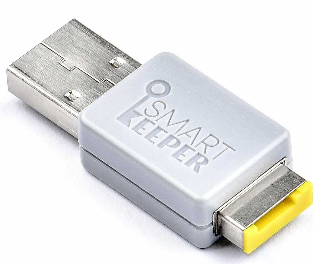 Carruzzo Smartkeeper OM03YL jungčių blokatorius Prievadų blokatorius MicroSD card, USB A tipo Geltona 1 vnt