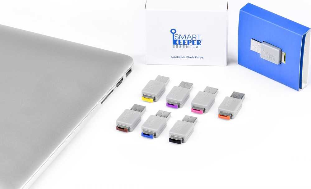 Smart Keeper Pendrive Smartkeeper Basic su blokadą Tamsiai mėlyna 32 GB (OM03DB)
