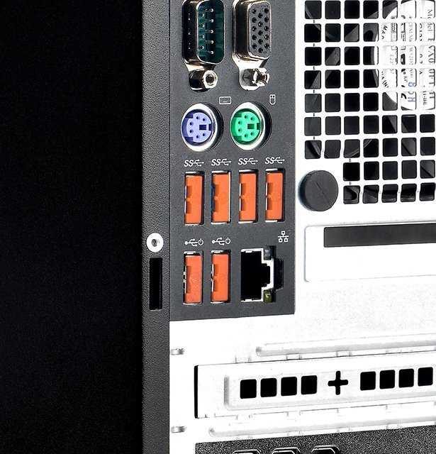 Šakotuvas SmartKeeper Basic Blokada "Port USB-A" oranžinė 6 Stk.+Key