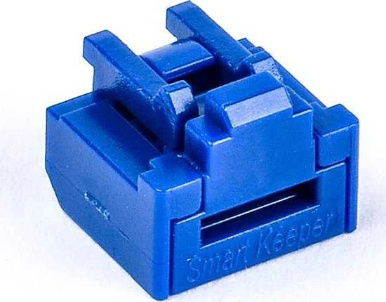 Šakotuvas Smart Keeper Smartkeeper Basic ''RJ45 Port'' Blocker ciemnoniebieski 10 Stk.+Key