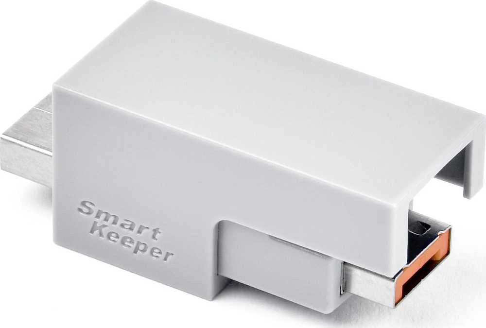 Šakotuvas „Smart Keeper“ išmanioji apyrankė „SmartKeeper“ su USB laidu ir užraktu, oranžinis