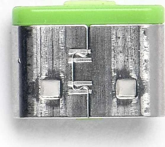 Šakotuvas Smart Keeper Smartkeeper Mini USB Port Lock Type C 10 - 10x zaślepka, žalia