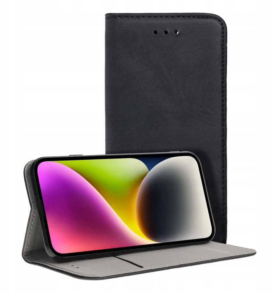 Dėklas Flip case for Realme NOTE 60 Smart Magneto juodas