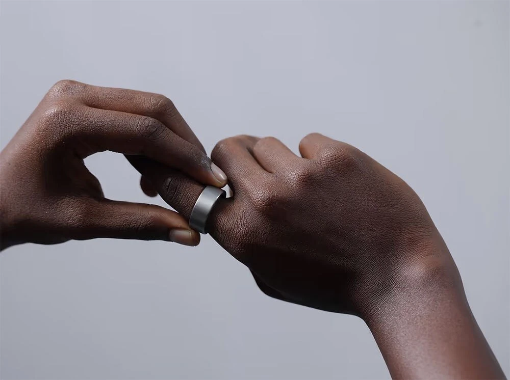 Smart Ring Ultrahuman Ring AIR dydis 13 Juodas (UHRA-AA-13-EUL7)