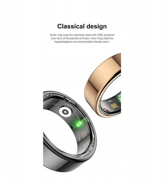 Powerton SMART RING smart ring dydis 12, auksinė