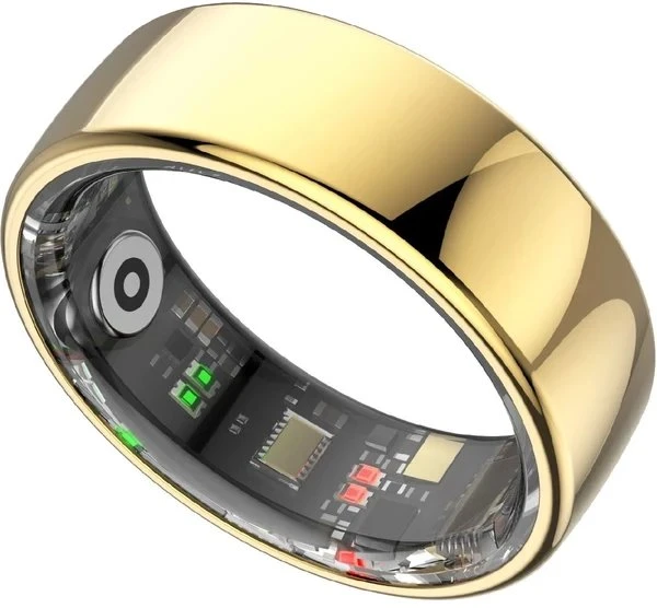 Išmanusis žiedas Powerton SMART RING PRO, aukso spalvos, 13 dydis