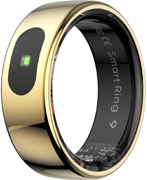 Išmanusis žiedas Powerton SMART RING PRO, aukso spalvos, 13 dydis